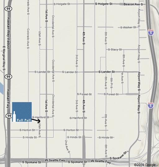 Map of Full Pull Wines